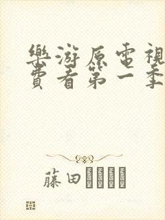 乐游原电视剧免费看第一季
