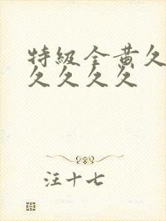 特级全黄久久久久久久久