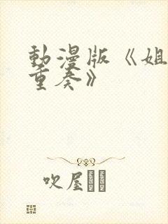 动漫版《姐嫁四重奏》封面