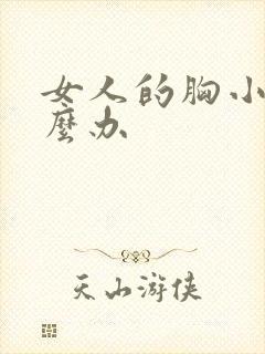 女人的胸小该怎么办封面