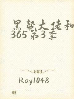 黑帮大佬和我的365第3季