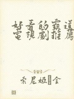 好看的霸道总裁电视剧推荐封面