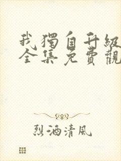我独自升级动漫全集免费观看第一季封面