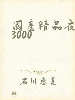 国产精品夜夜爽3000