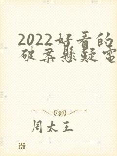 2022好看的破案悬疑电视剧