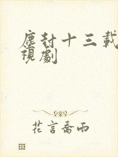 尘封十三载 电视剧