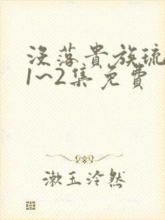 没落贵族琉璃川1~2集免费