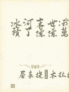 冰河末世:我囤积了亿亿万物资完结