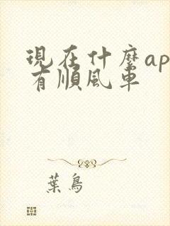 现在什么app有顺风车