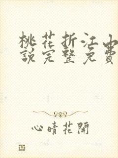 桃花折江山 小说完整免费
