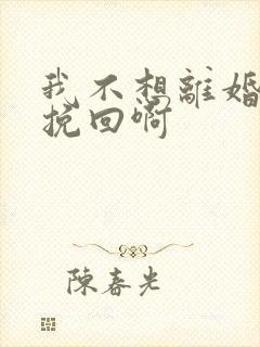我不想离婚怎么挽回啊