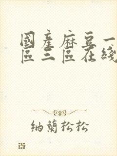 国产麻豆一区二区三区在线