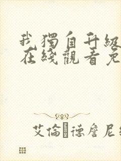 我独自升级动漫在线观看免费版
