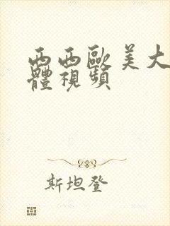 西西欧美大胆裸体视频封面
