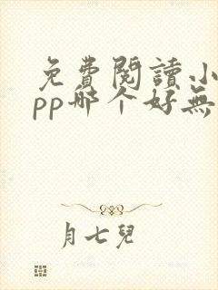 免费阅读小说app哪个好无广告