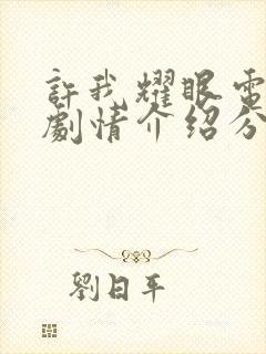 许我耀眼电视剧剧情介绍分集