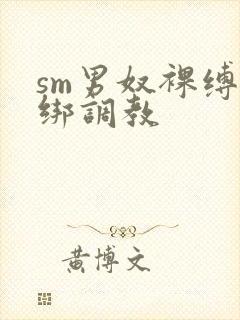 sm男奴裸缚捆绑调教封面