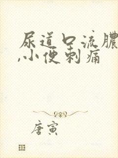 尿道口流脓流血,小便刺痛