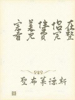 完美伴侣在线观看免费完整版高清电视剧