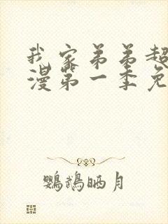 我家弟弟超棒动漫第一季免费观看
