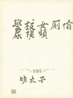 学校女厕偷拍撒尿视频