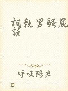 调教男骚屁眼小说