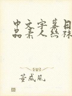 中文字幕日韩精品素人丝袜视频