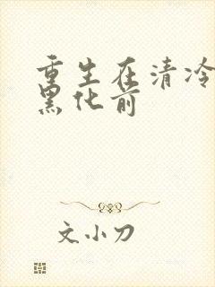 重生在清冷世子黑化前