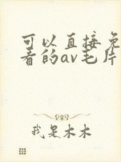 可以直接免费观看的av毛片