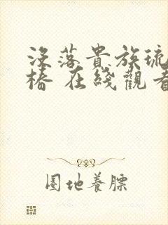 没落贵族琉璃川椿 在线观看