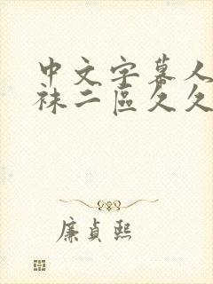 中文字幕人妻丝袜二区久久