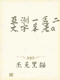 亚洲一区二区中文字幕老a