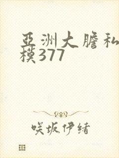 亚洲大胆私拍国模377