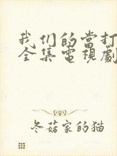 我们的当打之年全集电视剧免费观看封面