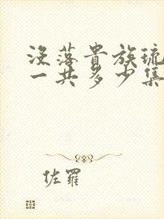 没落贵族琉璃川一共多少集