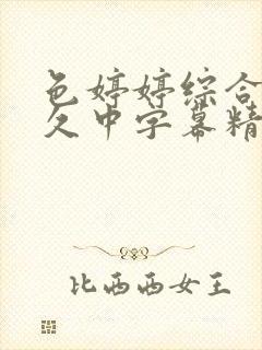 色婷婷综合久久久中字幕精品久久封面