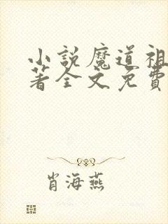 小说魔道祖师原著全文免费阅读封面
