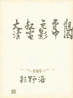 大叔免费观看高清电影中国版