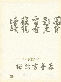 暗杀电影国语在线观看免费完整版
