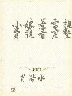 小娘惹电视剧免费观看完整版高清