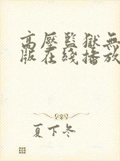 高压监狱无删减版在线播放封面