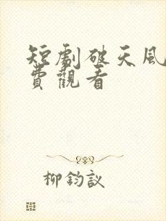 短剧破天风哥免费观看