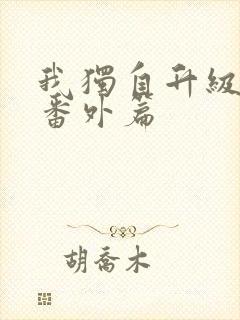我独自升级漫画番外篇封面