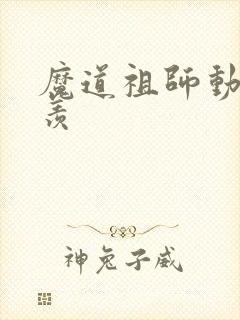 魔道祖师动漫忘羡