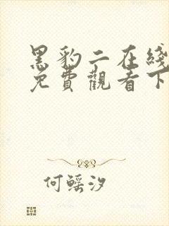黑豹二在线高清免费观看下载
