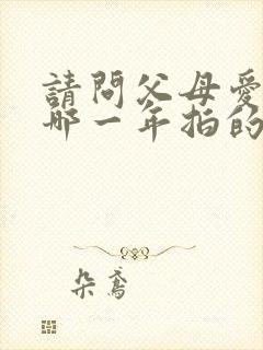请问父母爱情是哪一年拍的