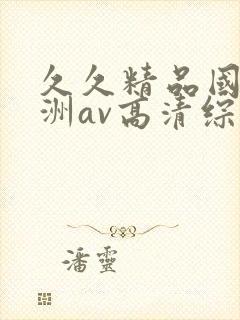 久久精品国产亚洲av高清综合