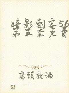 暗影刺客567第五季免费观看