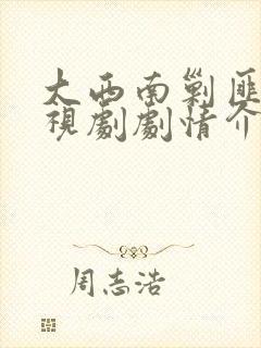 大西南剿匪记电视剧剧情介绍