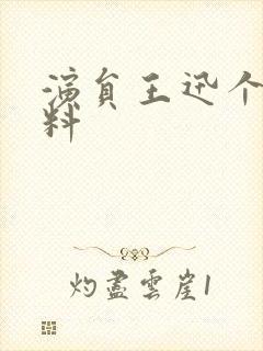 演员王迅个人资料